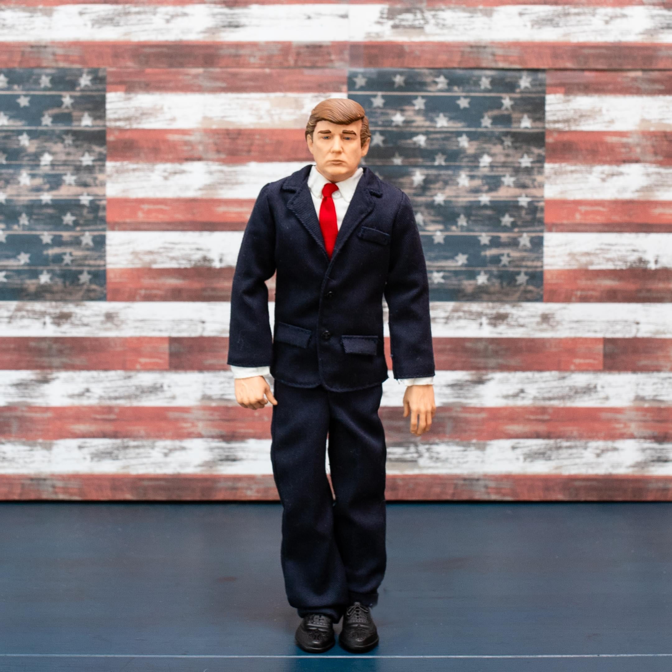 Stevenson Entertainment Donald Trump Talking Collectible Dolls with 17 Phrases, Brown, 1 lbs, 6.20"