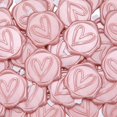 thumbnail image 2 of Pegatinas Yoption con forma de corazón con forma de corazón, oro rosa, 50 unidades, 3 cm, 2 of 6