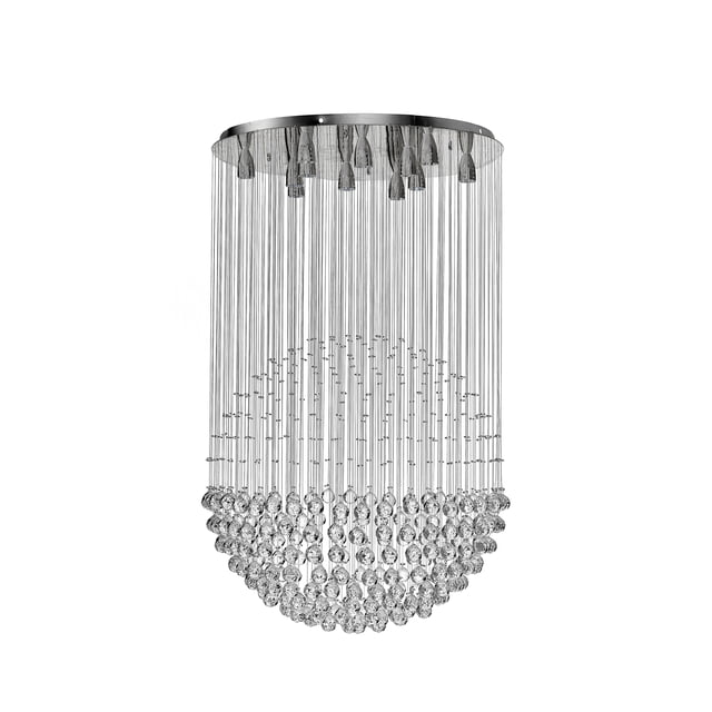 Candil de Cristal Cortado Gamalux Williams Krystal Esfera de 12 Luces