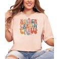 thumbnail image 3 of Retro Kindergarten Shirt for Toddlers, Youth and Women Cute Flower Trendy School Tee for Adults and Kids Peach Shirt Adult 2XL, 3 of 4
