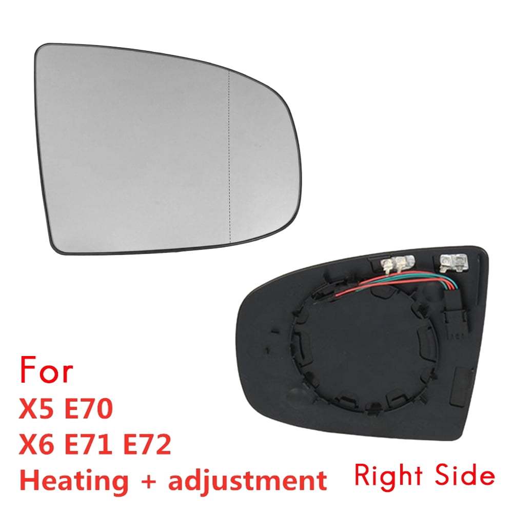 For BMW X5 E70 LCI 2007-2013 Right Passenger Side Rearview Heated Mirror Glass