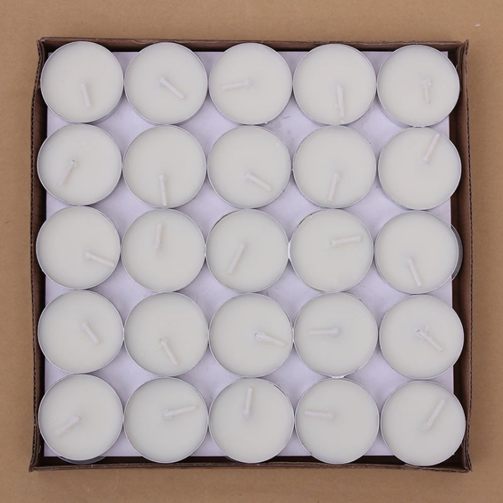 Tea Light Candles 50 Pack Unscented Tealight Candles Romantic Candles