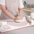 thumbnail image 4 of Non-Stick Silicone Pastry Mat with Measurements, 23.6''x15.7'', Dough Protector Rolling Mat, 4 of 5
