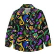 thumbnail image 7 of Gpaecead Boys Long Sleeve Shirts Crewneck Multicolor Blouse & Shirts with Pockets 2 Years Multicolor, 7 of 7