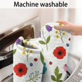 thumbnail image 5 of Pioneer Flower Floral Print Pattern Bathroom Rugs Mat, Non Slip Microfiber Bathroom Rug with Rubber Backing, Soft Mats for Bathroom Floor Tub Shower, 24"x60", 5 of 5