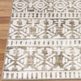 thumbnail image 7 of ReaLife Rugs Machine Washable Printed Luna Tribal Stripe Light Beige Ivory Eco-friendly Recycled Fiber Area Runner Rug (7'6" x 9'6"), 7 of 7