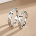 thumbnail image 5 of Unique Heart Promise Rings For Her His Engagement Wedding Band Valentine's Day, 5 of 5