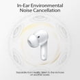 thumbnail image 3 of Wireless Noise Cancelling Earbuds Bluetooth 5.4 Headphones with Mic Deep Bass Stereo, 46H Playtime, LED Display, IPX7 Waterproof Sports Workout in Ear Buds for iPhone Android, Rose Gold, 3 of 9