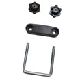 thumbnail image 3 of DYNWAVECA Roof Box U Bolt Clamp U Bracket Clip Easy Installation Automotive Accessory Strong Rooftop Cargo Carrier Rack Clamp Universal Hole to Hole 8cm, 3 of 10