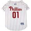 Pets First MLB Philadelphia Phillies Mesh Jersey for Dogs and Cats - Licensed Soft Poly-Cotton Sports Jersey - Extra Small
