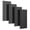 Black, variant on 4 Pcs Metal Pegboard Wall Panels, Peg Boards for Garage Tool Storage