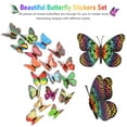 thumbnail image 2 of 12Pcs 3D Butterfly Wall Stickers Led Light, Removable Decals, Cute Colorful Luminous Butterflies Art Decor Murals For Kids Baby Boy Girl Bedroom Classroom Party Wedding Tv Background, 2 of 10