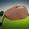 thumbnail image 3 of 3-5pack PU Cover Protector Golf Iron Head Cover for Golf Coffee 5 Pcs, 3 of 8