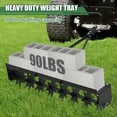 thumbnail image 7 of 32" Tow Behind Spike Aerator, Tow Behind Spike Aerator with Galvanized Steel Tines, Heavy Duty Lawn Soil Aerator with Steel Spikes Durable Lawn Aerator Soil Penetrator Spikes Tractor for Lawn and Farm, 7 of 7