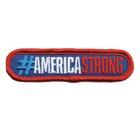 12 pieces 2" Custom Activity Scouts Applique Fun Patches - #AMERICASTRONG Patch