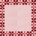 thumbnail image 1 of Ahgly Company Machine Washable Indoor Square Transitional Red Area Rugs, 7' Square, 1 of 7
