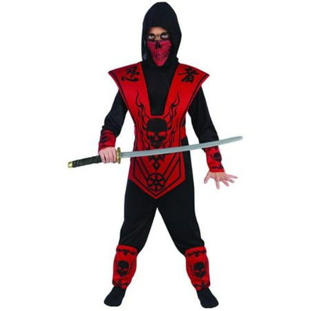 Red Skull Lord Ninja Costume Child