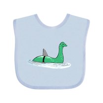 Inktastic Nessie Shark Boys or Girls Baby Bib