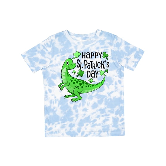Inktastic Happy St. Patrick's Day Green Dinosaur Boys or Girls Toddler T-Shirt