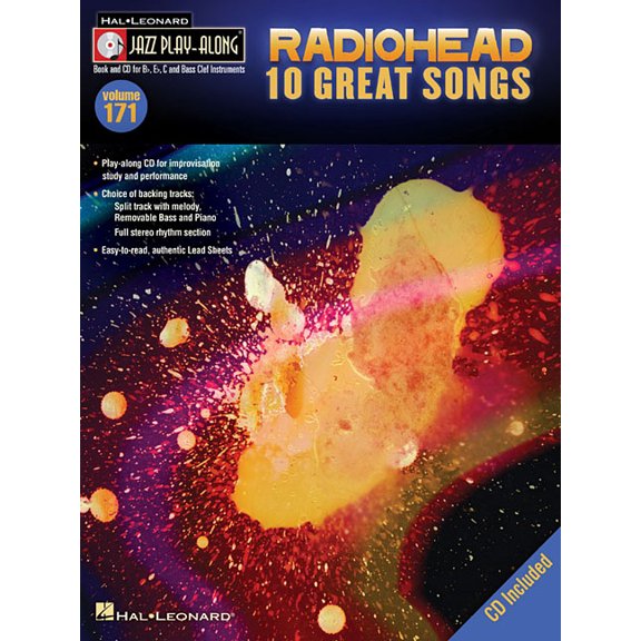 Radiohead: Jazz Play-Along Volume 171, (Hardcover)