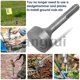 thumbnail image 4 of For Sds Plus Ground Rod Driver Heavy Duty Steel Drill Bit Driver, 4 of 5