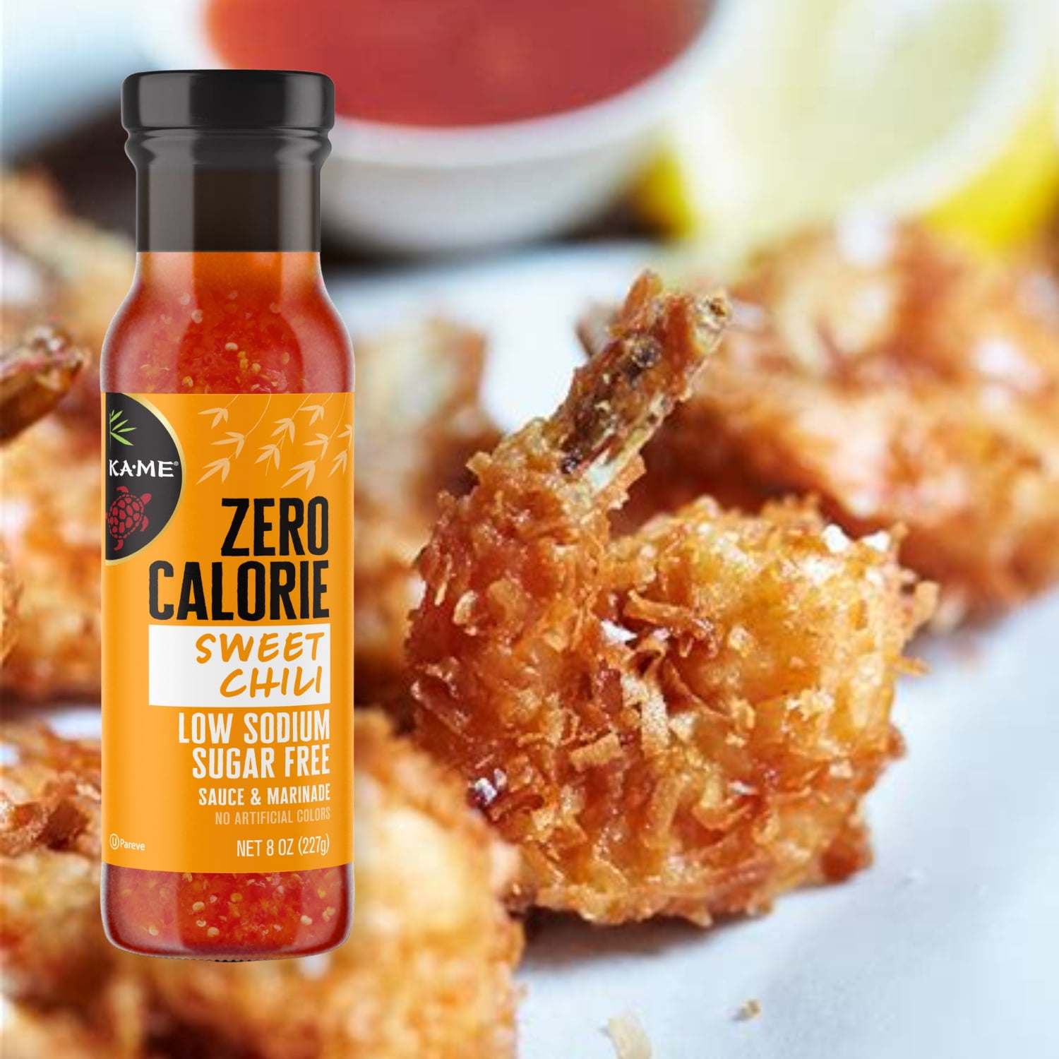 (2 pack) KA-ME Zero Calorie Sugar Free Low Sodium Sweet Chili Sauce and Marinade, 8oz