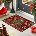 thumbnail image 6 of Boovnll Christmas Door Mat - 16x24" Non-Slip Catch Mud Printed Christmas Doormat Winter Holiday Decor for Indoor, Outdoor, Home, Entrance, Kitchen, Christmas Decorations, 6 of 6