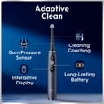 thumbnail image 2 of Oral-B iO Series 7 Electric Toothbrush with 2 Brush Heads, Black Onyx, 2 of 11