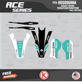 thumbnail image 2 of Kalair GFX Graphics Kit for Husqvarna ENDURO FE250 FE350 FE450 FE501 (2017-2019) Ace Series, 2 of 5