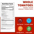 thumbnail image 2 of YBQF Whole Tomatoes (28 oz. cans, 6 pack) - Vine-Ripened – Non-GMO, 2 of 5