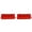 Red-2, variant on 2Pcs 7.9x2.5 Inch Flip Top Poultry Feeder Trough, Small Chick Feeder Plastic Chicken Feeder No Waste Spill Proof for Birds Small Poultry, Chick Feeder Trough Plastic Flip Top Poultry Feeders