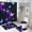 style-3, variant on Dreamy Purple Butterfly Pattern (67)-1 Shower Curtain Bathroom Sets Toilet Lid Rug, Bath Mat And Contour Mat, Shower Curtain 4Pcs