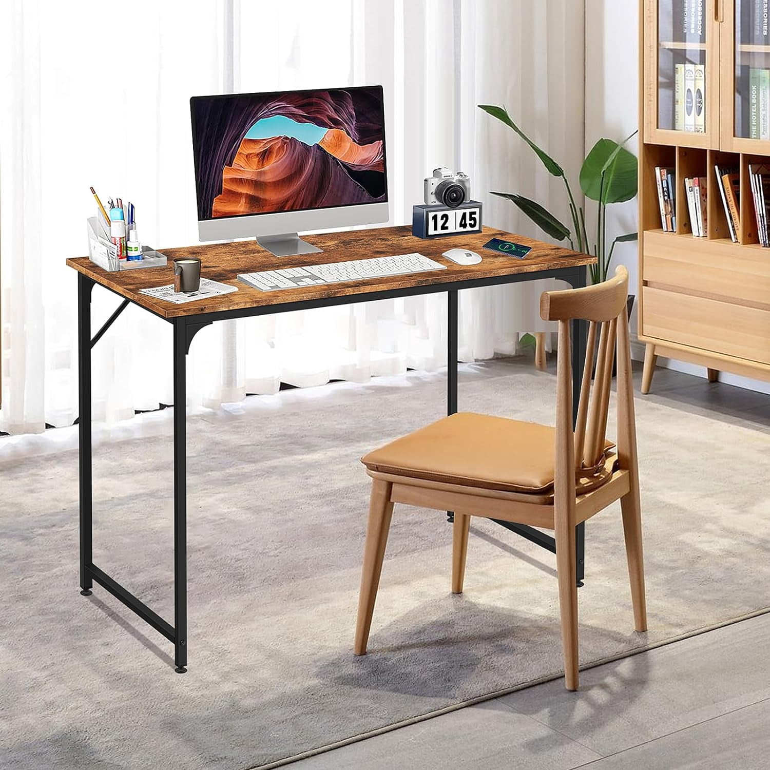 XF XINFENG 48 inch Computer Desk Home Office Desk Modern Simple Style Gaming Desk for Small Space,Vintage