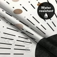 thumbnail image 4 of Americanflat 72x75 Hookless Shower Curtain - Abstract Black Bronze Shower Curtain with Sheer Panel, Snap-In Liner, and Grommets - 100% Polyester, 4 of 8