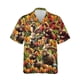 thumbnail image 3 of Camisas de feliz día de Pascua para hombres, camisa hawaiana informal con estampado 3D de huevo, blusas con botones de conejo de dibujos animados, 3 of 5