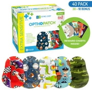 Childrens Extra Sensitive Adhesive Eye Patch Boys 40 Pack Series I