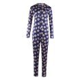thumbnail image 2 of Coduop Women's Sexy Bodycon One Piece Jumpsuit Long Rompers Pajamas Overalls Sleepwear Homwear, 2 of 6