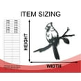 thumbnail image 2 of Metal Cardinal Tree Stake | Metal Garden Art | Indoor Outdoor | Up to 46" | Over 20 Color Options, 2 of 5