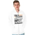 thumbnail image 5 of Arizona AZ Vintage Grand Canyon State Zip Up Hoodie Men's Women's Brisco Brands S, 5 of 6