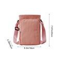 thumbnail image 3 of Crossbody Bag Small Multi Pocket Adjustable Strap Water Resistant Organizer Shoulder Bag Lightweight Daily Use Travel Work Commute Outdoor Essential Bag For Men Women Hands Free Carry, 3 of 6