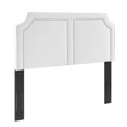 thumbnail image 2 of Modway Cynthia Performance Velvet Full/Queen Headboard in White, 2 of 9
