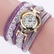 thumbnail image 5 of Reloj de de lujo para mujer Reloj de elegante para Púrpura Sunnimix Reloj de pulsera de cristal para mujer, 5 of 5