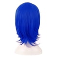 thumbnail image 4 of LinYooLi Perruque Cosplay en Fibre Synthétique 16 Pouces/40 cm (Blanc/bleu Azure), 4 of 4