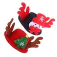 thumbnail image 2 of 2PCS Christmas Pet Funny Hat Christmas Dog Hat Decoración Headwear Pet Costume Accesory Cosplay Props (Muñeco de nieve, Árbol verde), 2 of 6