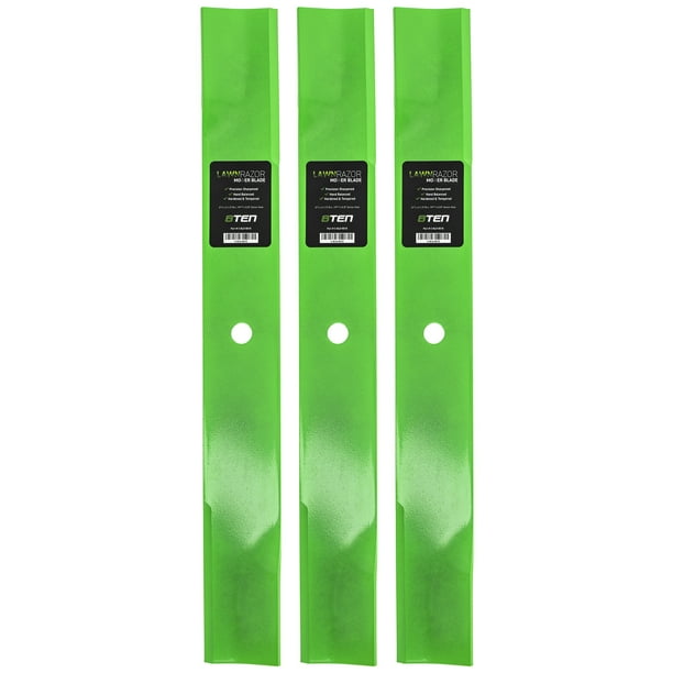 8TEN LawnRAZOR Low Lift Blade Set for Scag 61 inch 48111 3 Pack