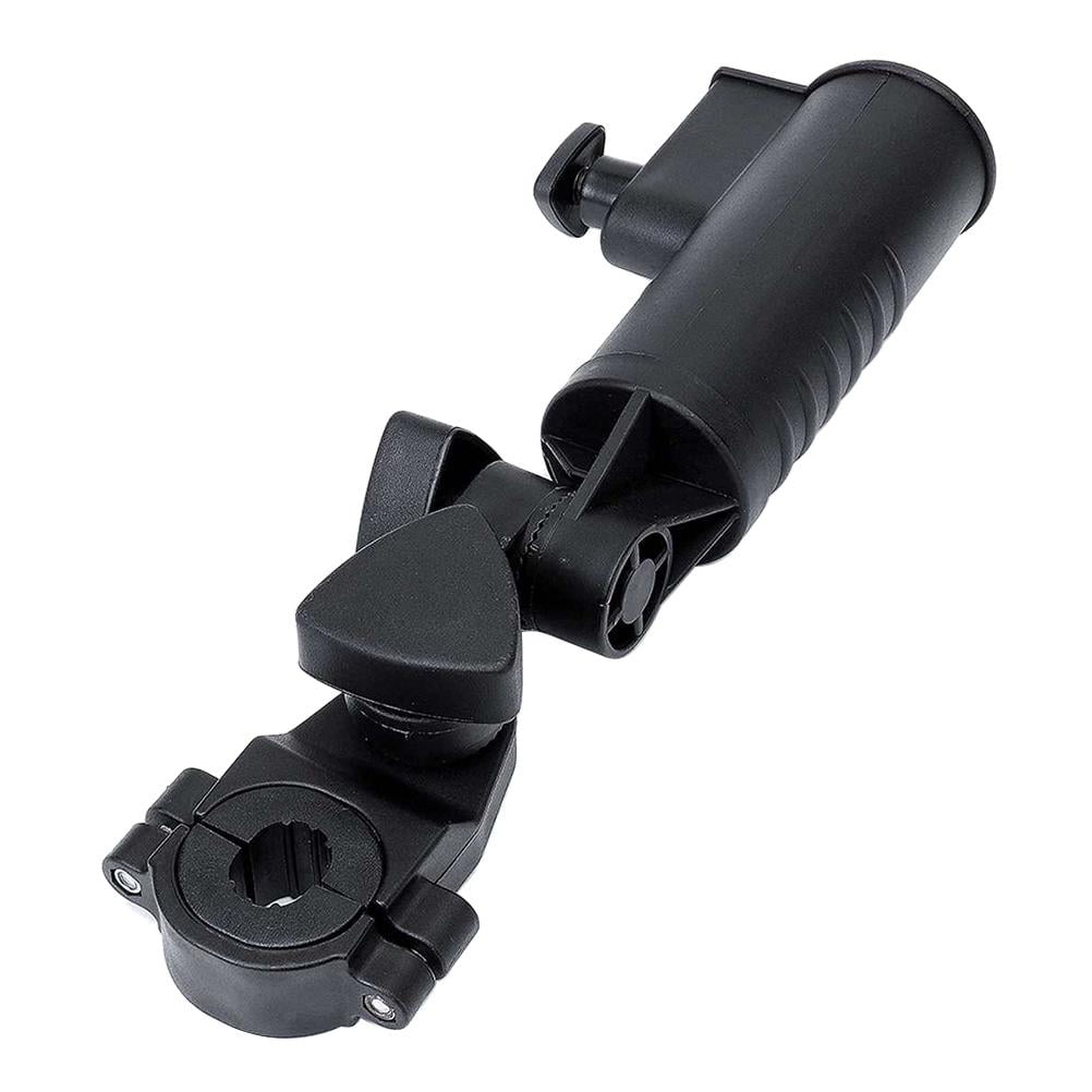 Umbrella Holder Adjustable Clamp Stand Universal Black Golf Cart