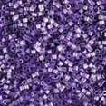 thumbnail image 2 of Miyuki Delica Seed Beads – Size 11/0, DB1881, Silk Dyed Dark Orchid AB, 7.2 g, Approx. 1440 Pcs, 2 of 7
