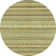thumbnail image 1 of Ahgly Company Indoor Round Abstract Chrome Gold Yellow Abstract Area Rugs, 4' Round, 1 of 6