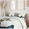 thumbnail image 6 of Ambesonne Colorful Duvet Cover Set, Monarch Shades Ombre, King, Multicolor, 6 of 6
