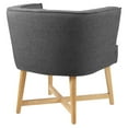 thumbnail image 4 of Modway Anders Upholstered Fabric Accent Chair in Gray, 4 of 8